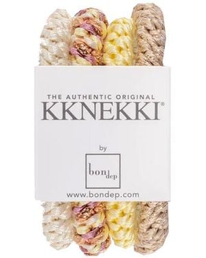 KKNEKKI Hair Bundle 4 Pack - White