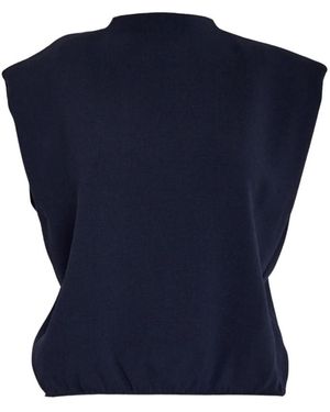 Minus Msfauna Knit Sleeveless Vest - Blue