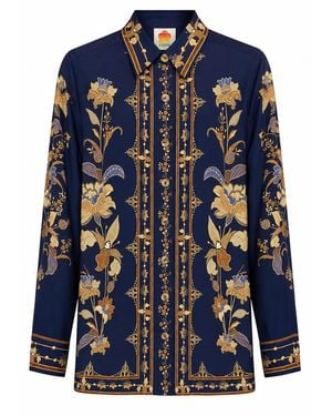 FARM Rio Liz Pyjama Shirt - Blue