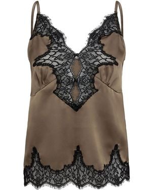 Haute L'Amitié Vivian Lingerie Lace Camisole Top - Multicolour