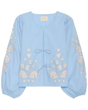 SISSEL EDELBO Maggan Organic Cotton Top - Blue