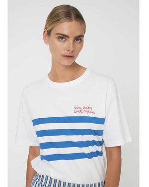Stella Nova Printed Cotton T-Shirt - White