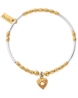 ChloBo Star Heart Bracelet - Metallic