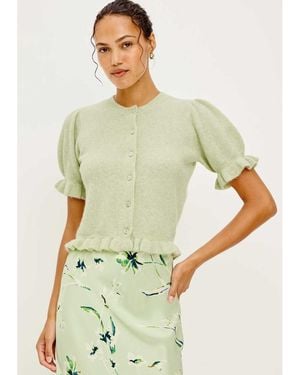 Rails Lora Wool Blend Cardigan - Green