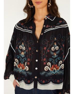 FARM Rio Nikita Blouse - Black