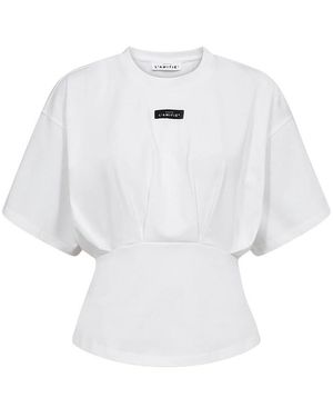 Haute L'Amitié Romie Pleat Tee - White
