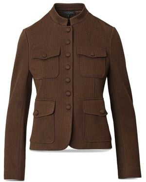 Rag & Bone Mercer Ponte Jacquard Blazer - Brown