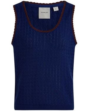 Varley Jocey Knit Top - Blue