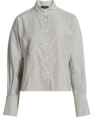 Rag & Bone Dustin Cotton Poplin Shirt - Grey