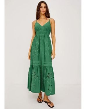 Rails Blair Cotton Poplin Dress - Green