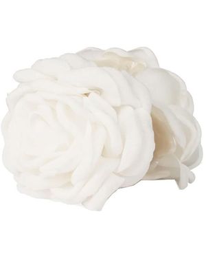 SUI AVA Rosa Flower Hair Claw - White