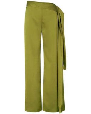 Stine Goya Gracie Satin Trouser - Green
