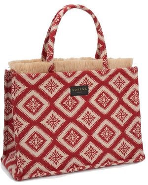 Sorena Kalokairaki Large Tote Bag - Red