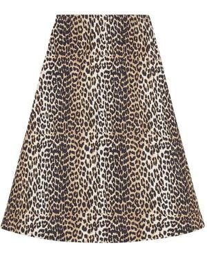Ganni Printed Maxi Skirt - Multicolour