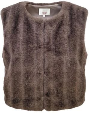 Nooki Design Edelweiss Faux Fur Gilet - Natural