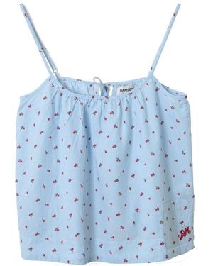 Damson Madder Eluna Cami Top - Blue