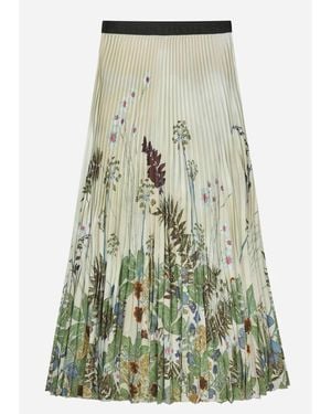 Munthe Taulla Pleated Maxi Skirt - Green