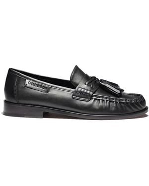 Grenson Mari Nappa Leather Tassel Loafer - Black