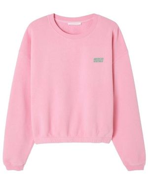 American Vintage Izubird Sweatshirt - Pink