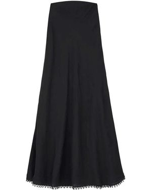 SKALL Victoria Linen Dress - Black