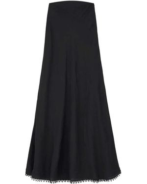 SKALL Victoria Linen Dress - Black