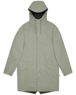 Rains Long Waterpoof Jacket W3 - Green