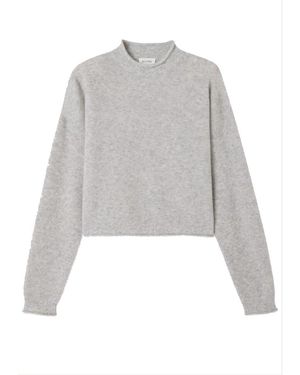 American Vintage Raxow Turtleneck Jumper - Grey