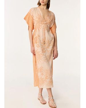 Poupette Amaya Ct Stripe Kaftan Dress - Multicolour