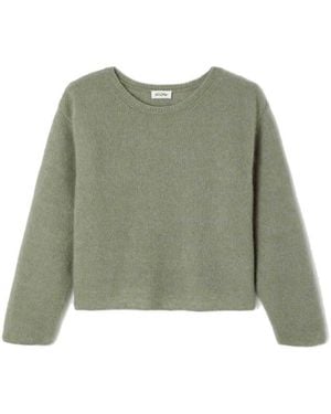 American Vintage Vitow Alpaca Blend Jumper - Green