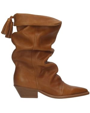 Pavement Pabirk Cowboy Boot - Brown