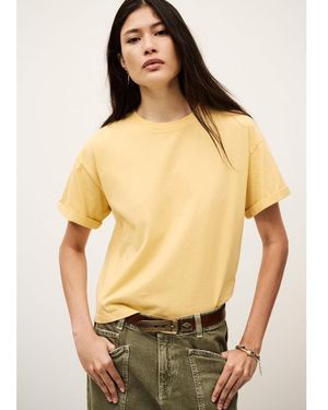 Ba&sh Rosie Organic Cotton T-Shirt - Yellow