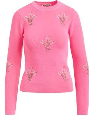 Essentiel Antwerp Jardens Rib Top - Pink