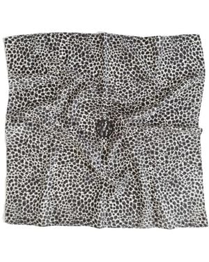 lescarf Wool Scarf 65Cm - Metallic