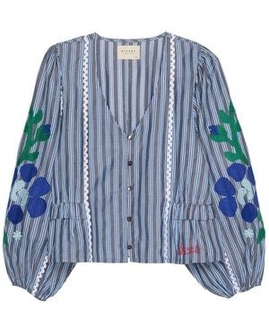 SISSEL EDELBO Veda Blouse - Blue