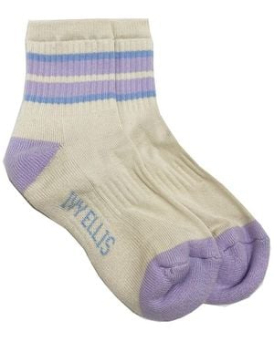 Ivy Ellis Puck Socks - Blue