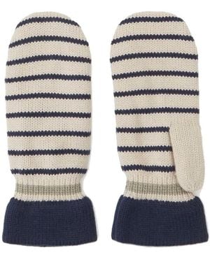 Becksöndergaard Striped Mittens - Blue