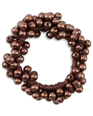 SUI AVA Classic Pearl Hair Elastic - Brown