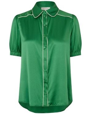 Dea Kudibal Violetadea Silk Blouse - Green