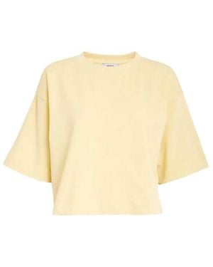 Minus Msgamma Crop Cotton T-Shirt - Natural
