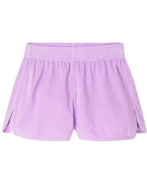 American Vintage Padow Corduroy Shorts - Purple