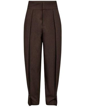 Haute L'Amitié Zeppe Pleat Trouser - Brown