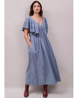 Faune Camelia Dress - Blue