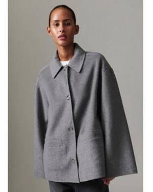 Day Birger et Mikkelsen Matteo Double Faced Wool Jacket - Grey