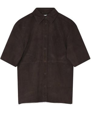 Day Birger et Mikkelsen Aladdin Suede Shirt - Black