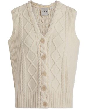 Varley Tatyana Cable Knit Vest - Natural