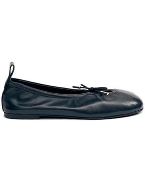 Alohas Rosalind Leather Ballet Flats - Blue