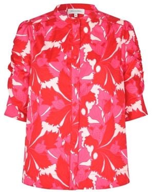 Dea Kudibal Rafaeladea Short Sleeve Cotton Shirt - Red