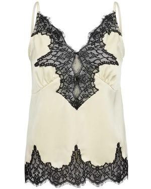 Haute L'Amitié Vivian Lingerie Lace Camisole Top - Black