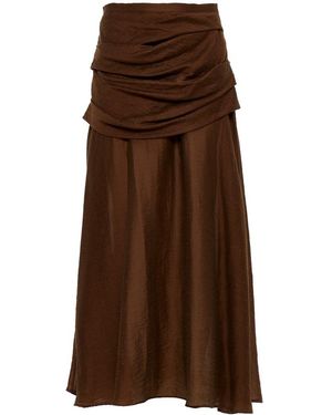 Devotion Arista Midi Skirt - Brown