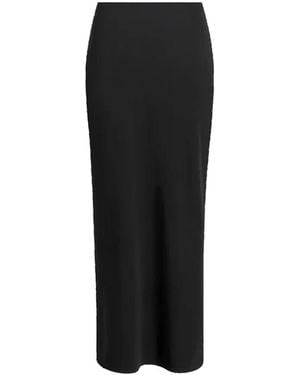 Commando Maxi Column Skirt - Black